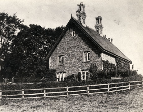 Photograph of the end and back of the exterior of a house described as Kilbrogan, Mill Hill, Castle Eden