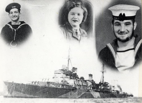 HMS Sirius Star, First Ship In The Normandy Invasion (Venables Family Shown)