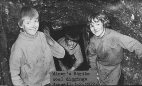 Digging For Coal During Miners Strike
