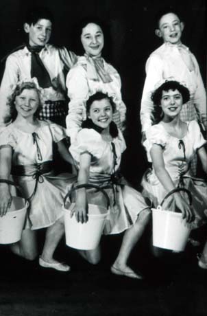 Miss Daglish's Dance Troupe - John Cocking, Barry Henderson, Judith Berry Barnes, Ann Turner and Elizabeth Tweedy