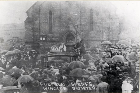 Funeral Scenes After Pit Disaster